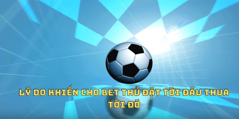 Lý do khiến cho bet thủ đặt tới đâu thua tới đó